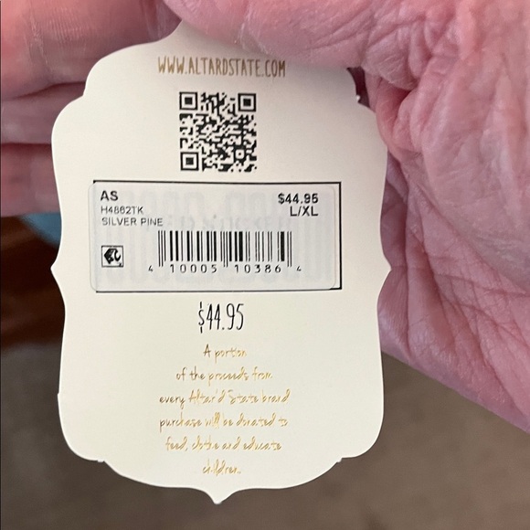 Altar'd State Green and Lavender Denver Tee Top - Picture 3 of 9